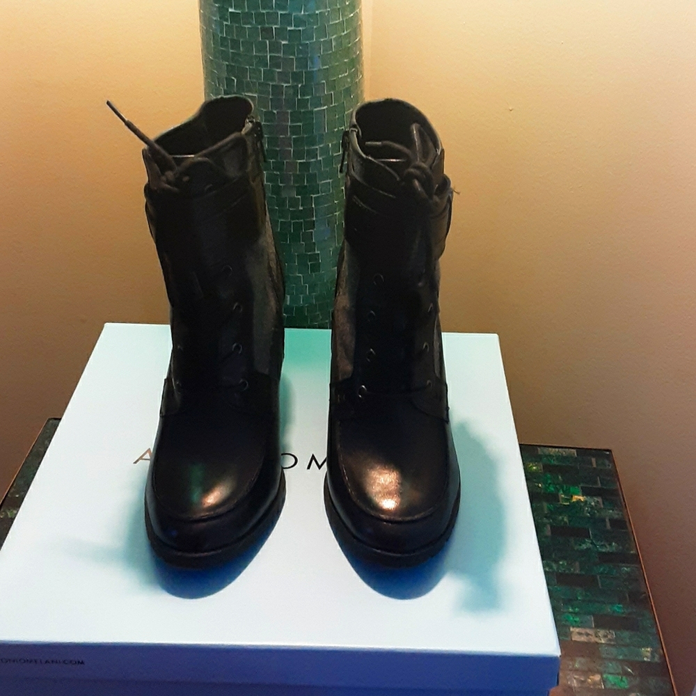 Antonio Melani Lace-up Booties